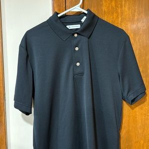 Men’s black polo